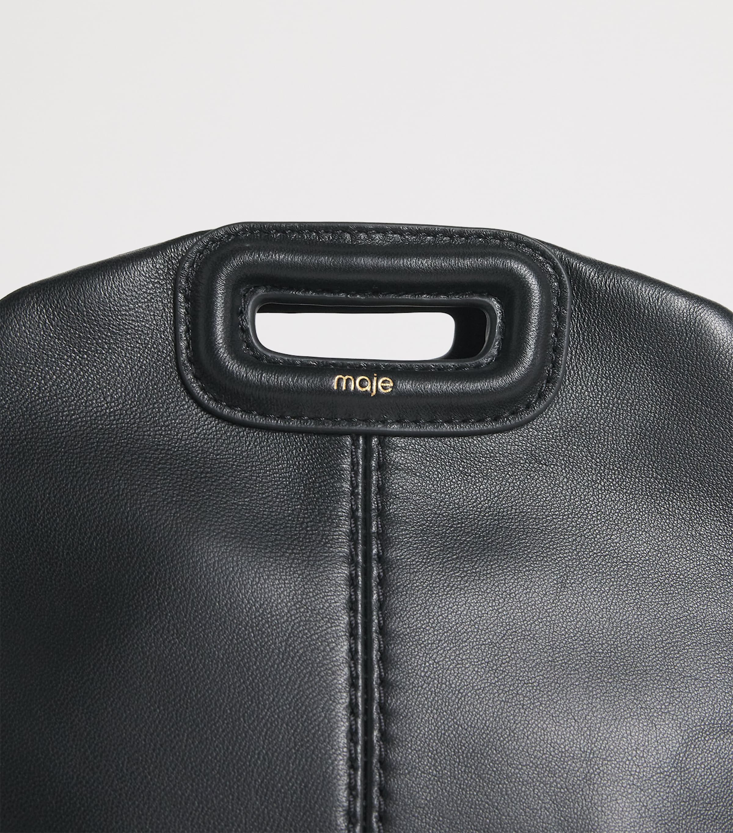 Maje Miss M Mini-Ledertasche mit Fransen-Details, importiert aus Großbritannien
