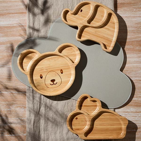 Bambino Bamboo & Silicone Elephant  Base Plate GOODS Superdrug   