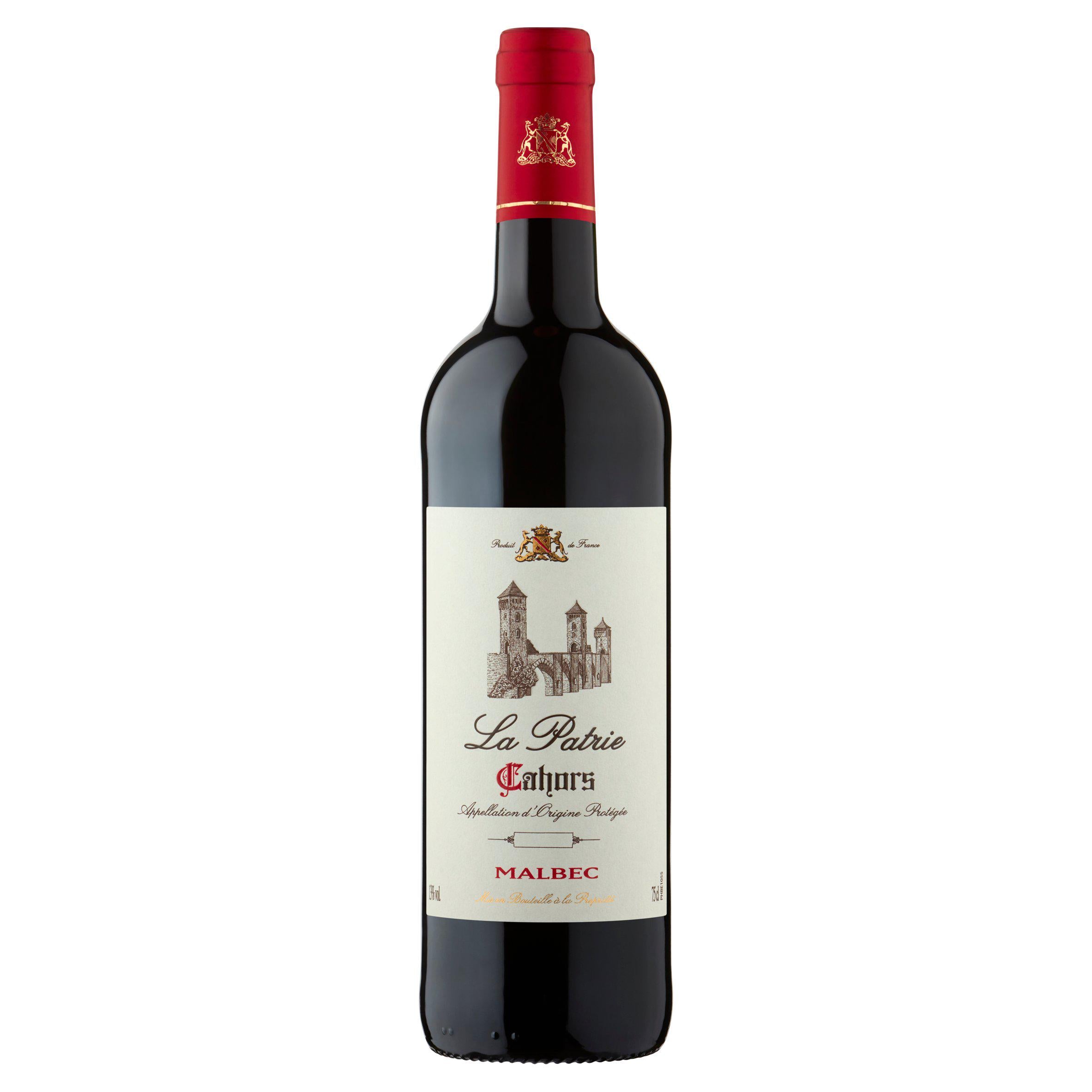 La Patrie Cahors Malbec 75cl All red wine Sainsburys   