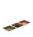 Dolce&Gabbana Casa decorative square plates Carretto design 10cm - British product