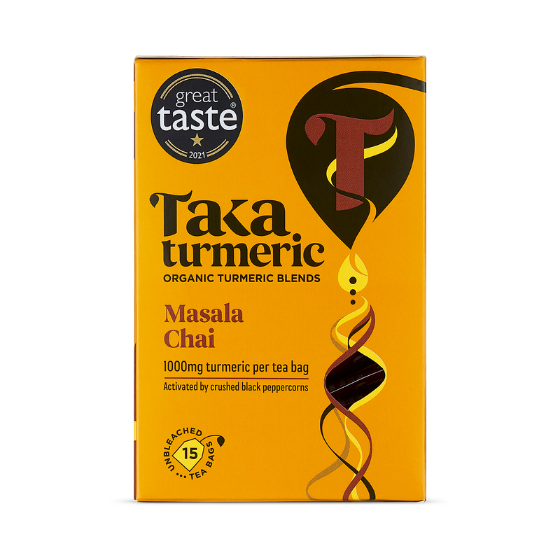 Taka Turmeric masala chai turmeric tea 15 teabags - British product