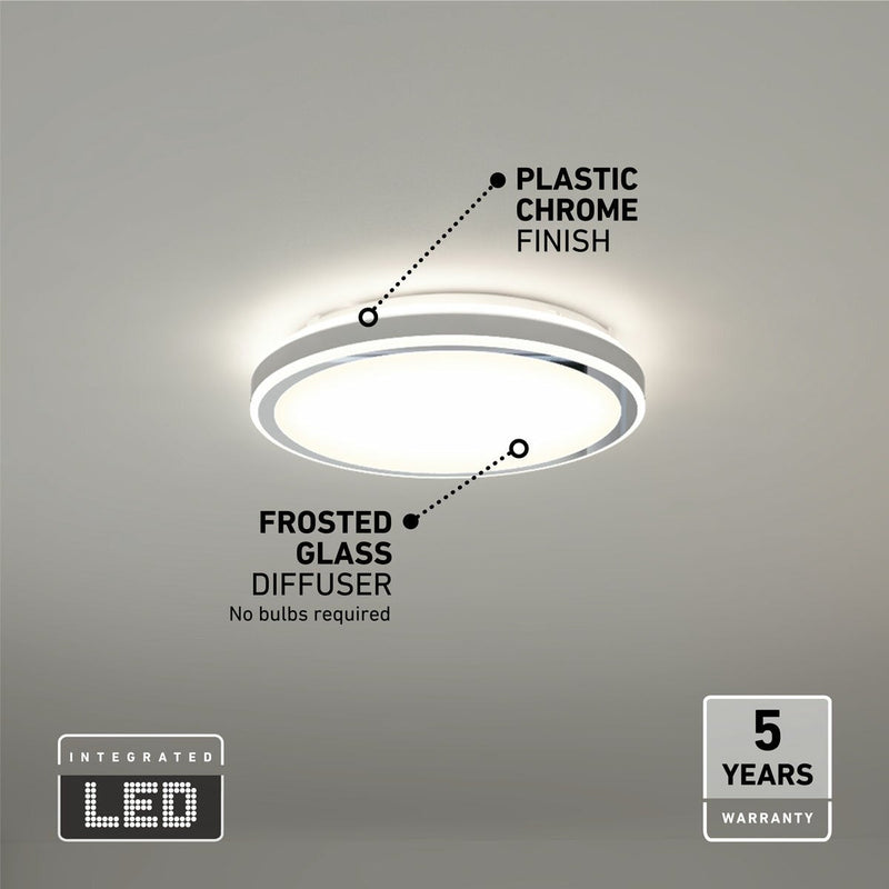 Artika Altitude flush mount LED ceiling light, UK version