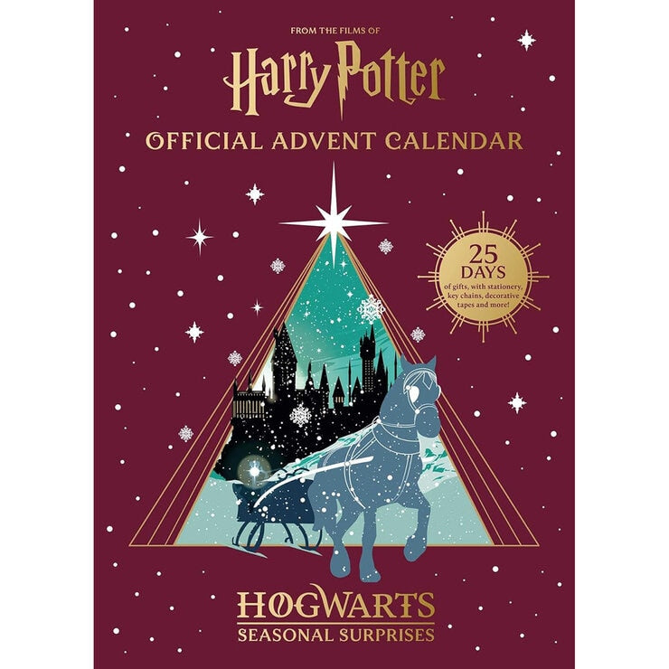 Harry Potter and Wicked advent calendars with 25 envelopes (British brand)