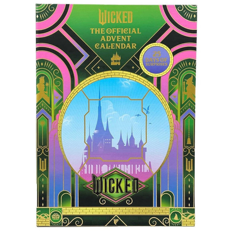 Harry Potter and Wicked advent calendars with 25 envelopes (British brand)