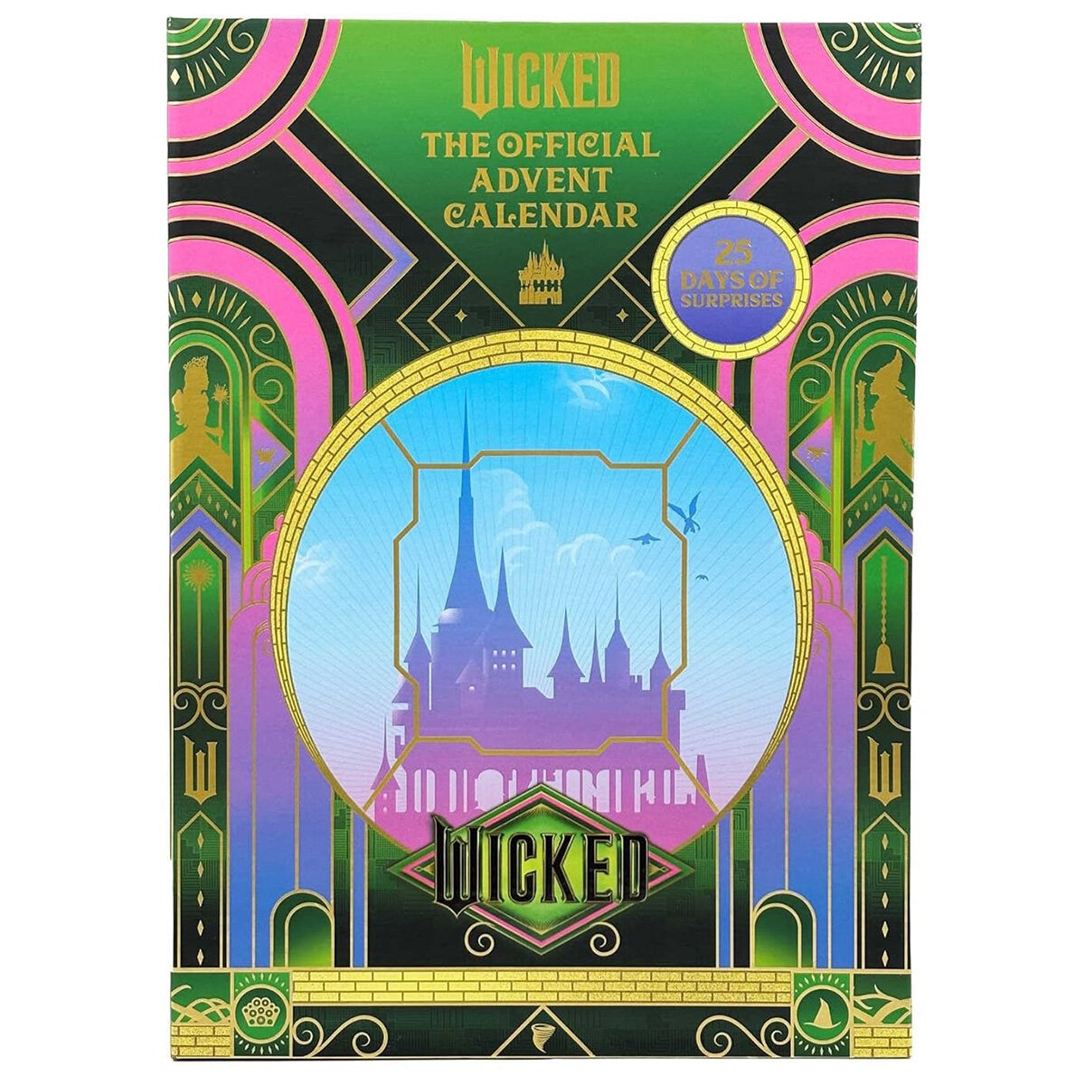 Harry Potter and Wicked advent calendars with 25 envelopes (British brand)