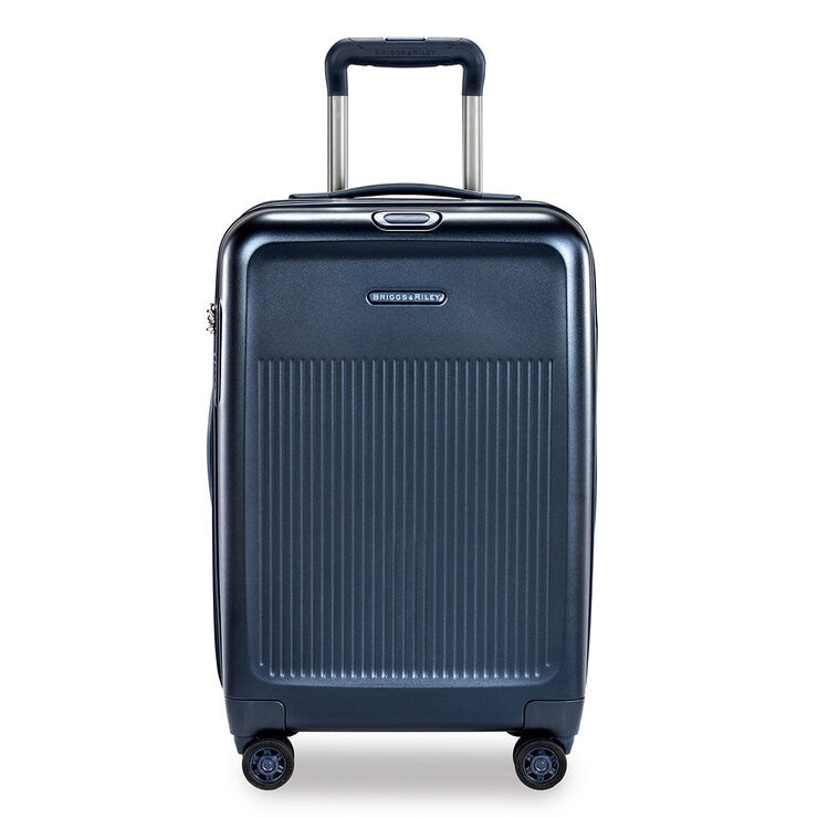 Briggs & Riley carry-on spinner navy 56cm, imported from the UK