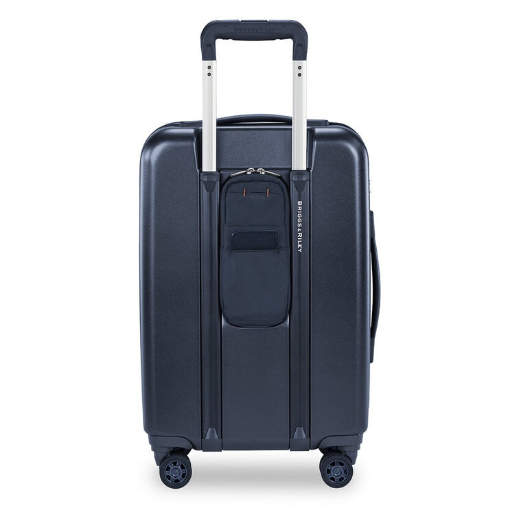 Briggs & Riley carry-on spinner navy 56cm, imported from the UK