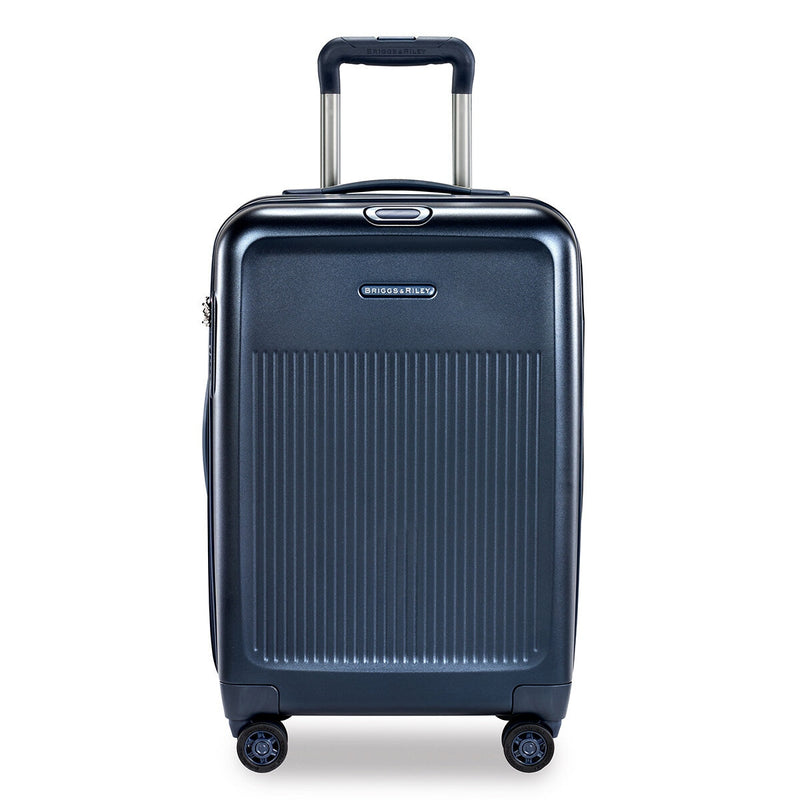 Briggs & Riley carry-on spinner navy 56cm, imported from the UK
