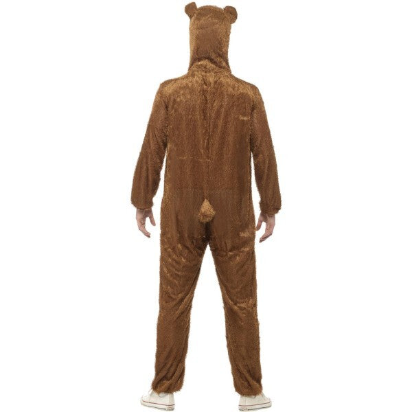 Smiffys bear costume jumpsuit hood, UK version