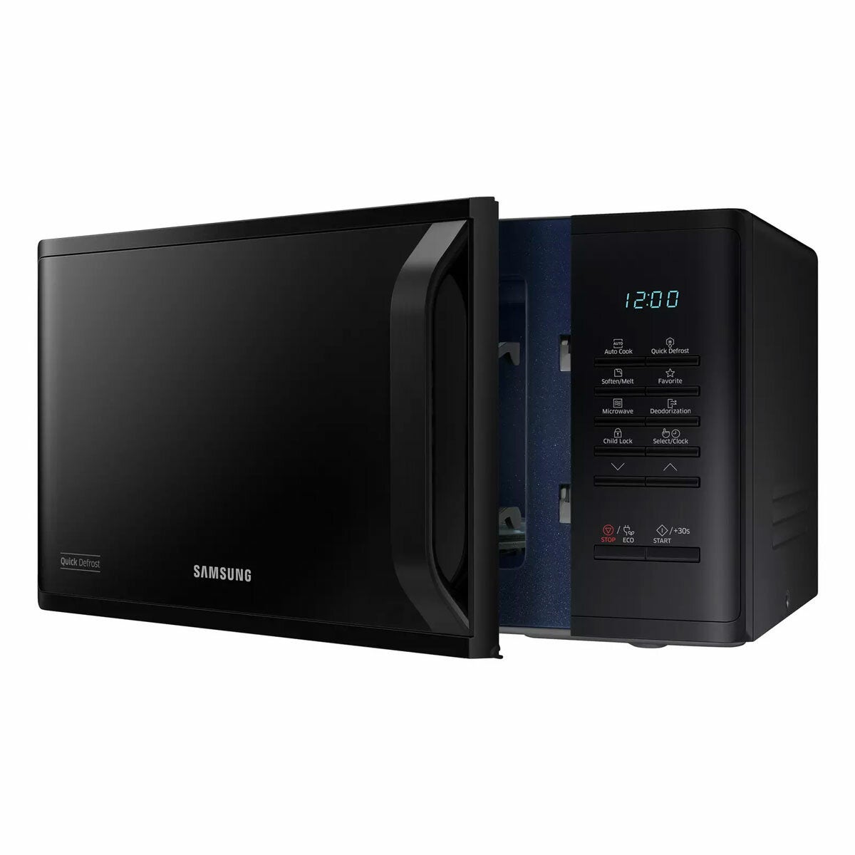 Samsung solo microwave 23 litre black - British product