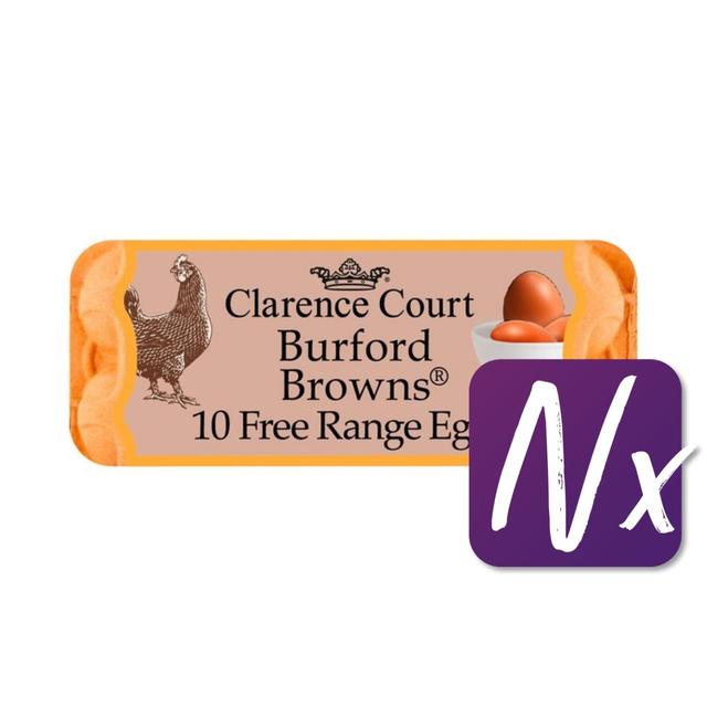 Clarence Court Burford Brown Mixed Free Range Eggs   10 per pack GOODS M&S   