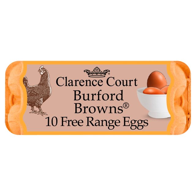 Clarence Court Burford Brown Mixed Free Range Eggs   10 per pack GOODS M&S   