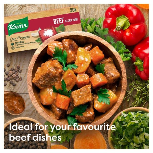 Knorr 20 Beef Stock Cubes   20 x 10g GOODS M&S   