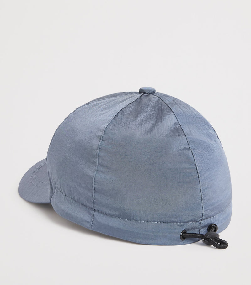Stone Island baseball cap featuring tonal compass logo, imported from the UK