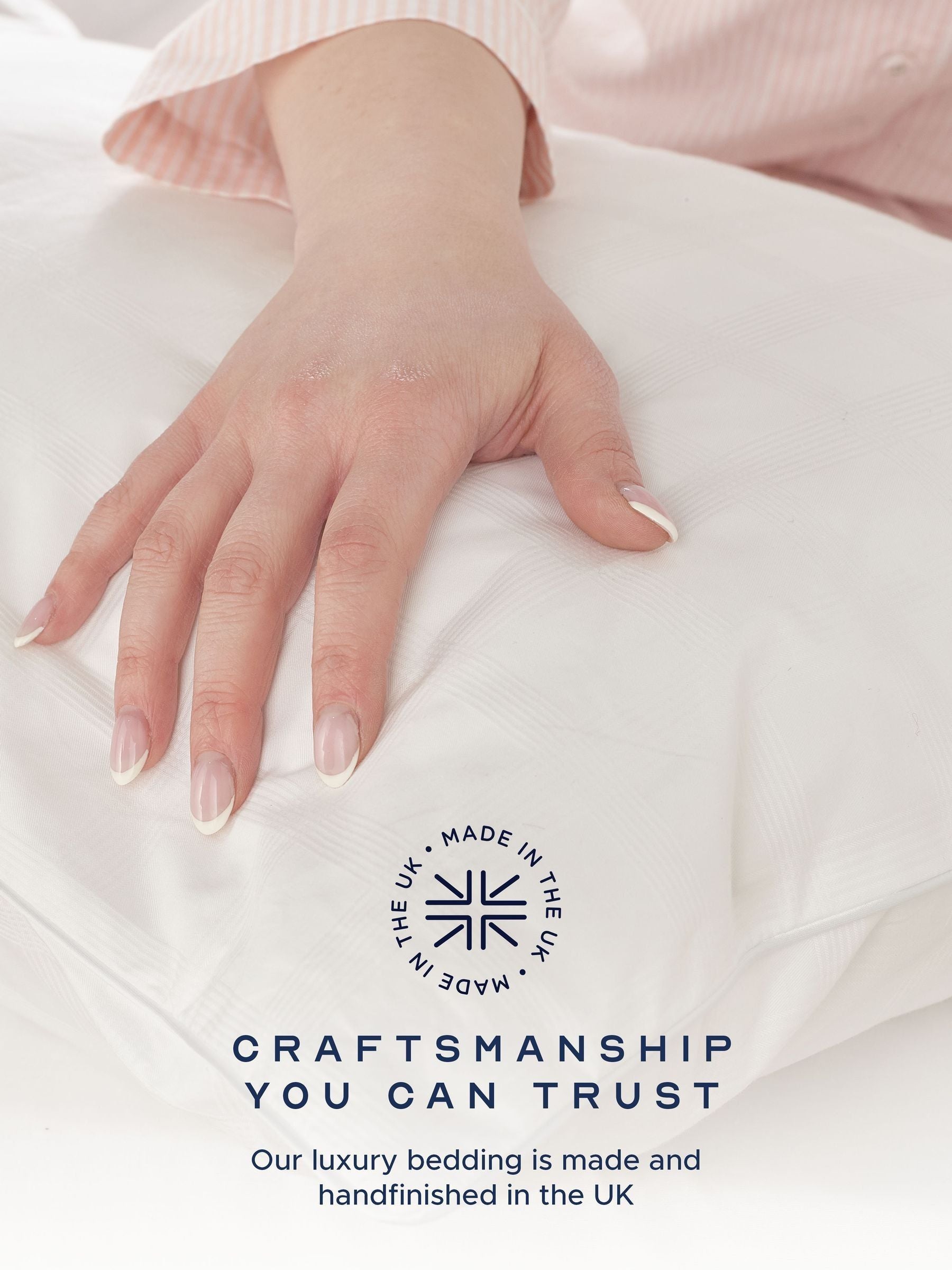 Snuggledown mittleres Rückenschläfer-Kissen weiß (britische Marke)