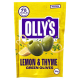 Olly's Olives Lemon & Thyme Green Halkidiki Olives - The Hippie   50g GOODS M&S   