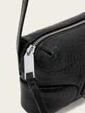 AllSaints black Ares micro cross-body bag (British brand)