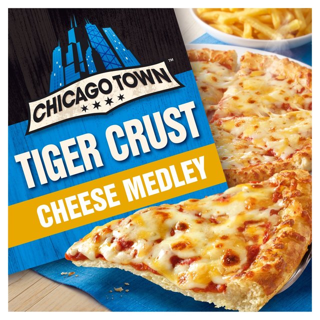 Chicago Town Tiger Crust Cheese Medley Pizza   305g GOODS M&S   