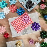 Kirkland Signature gift bows bright traditional colours 50 pack, UK version
