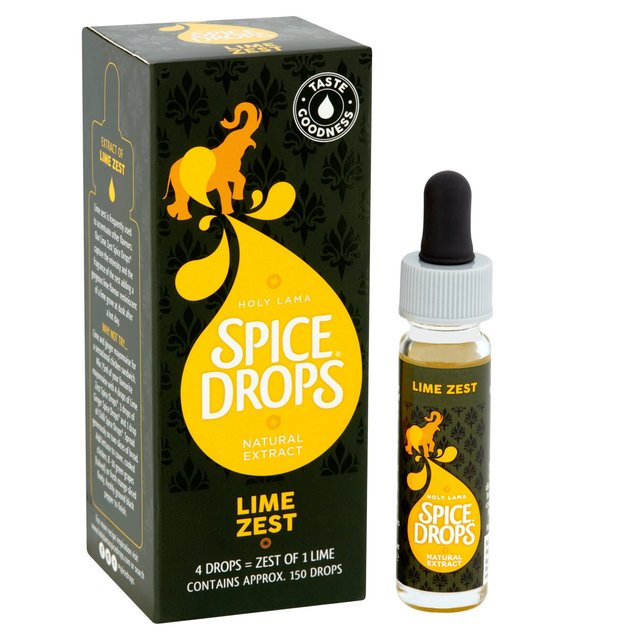 Spice Drops Concentrated Natural Lime Zest Extract   5ml GOODS M&S   