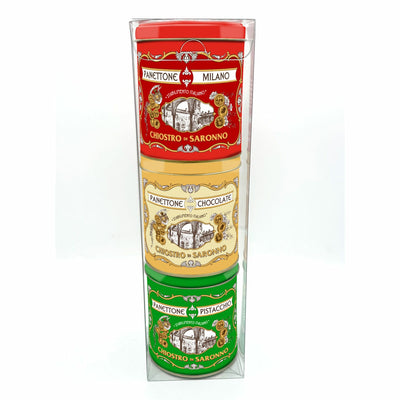 Tour de mini panettones assortis 300g (3 pièces)