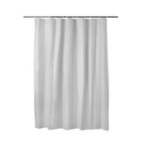 Argos grey PEVA shower curtain 180x180cm, UK version