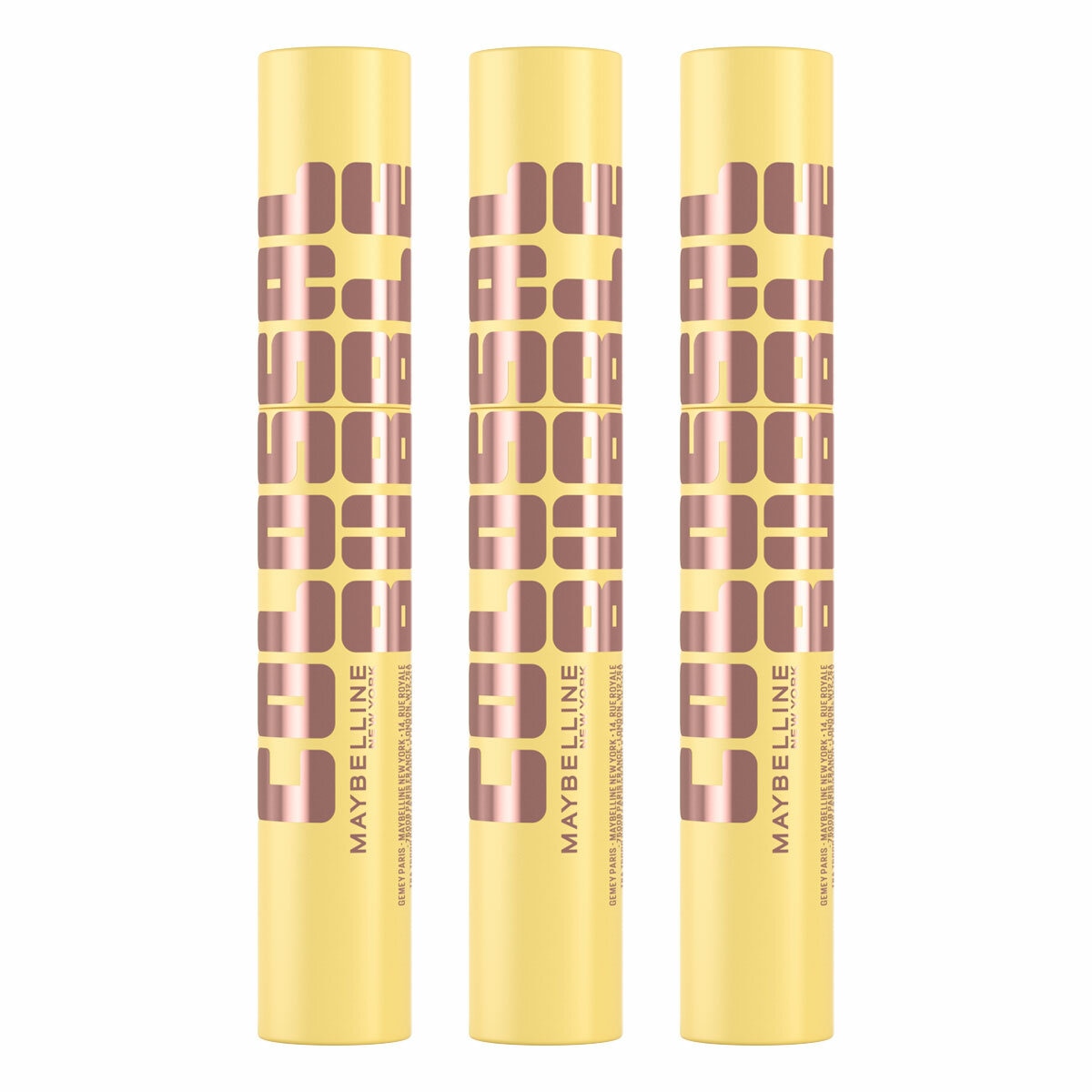 Maybelline Colossal Bubble mascara 3 pack - British product