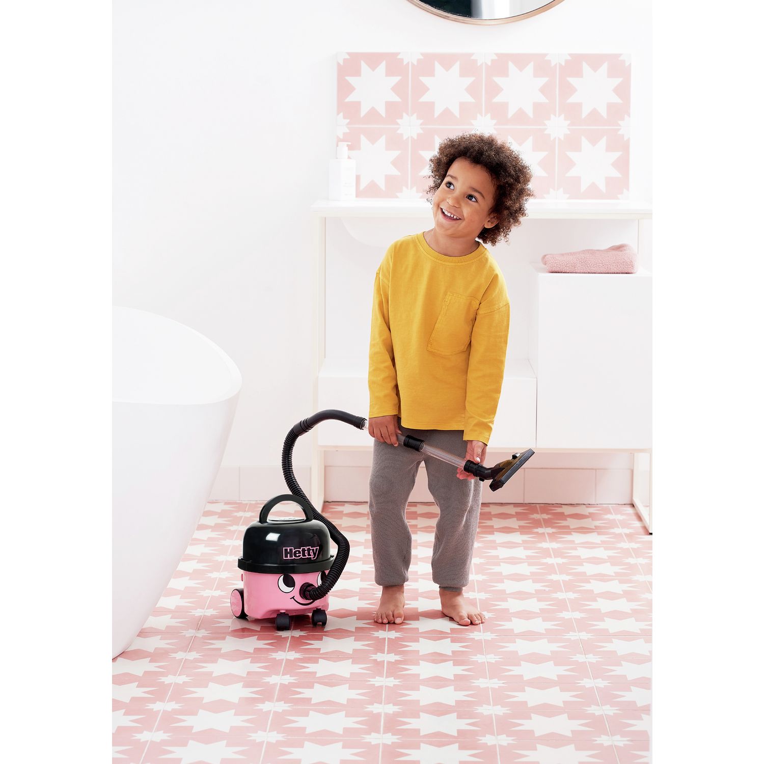 Little Hetty toy vacuum cleaner pink replica - British product