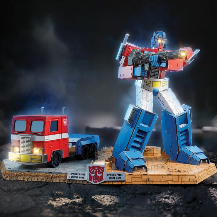 4D Build Transformers Optimus Prime 3D Puzzle-Modellbausatz (britische Marke)