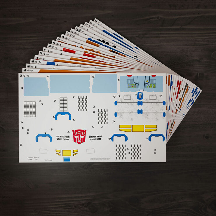 4D Build Transformers Optimus Prime 3D Puzzle-Modellbausatz (britische Marke)