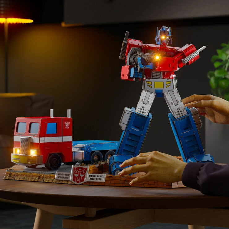 4D Build Transformers Optimus Prime 3D Puzzle-Modellbausatz (britische Marke)