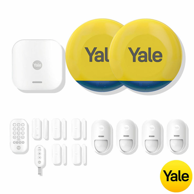 Yale smart alarm kit 14 piece wireless system (British brand)
