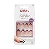 KISS French Press On Nails Catchy Purple Medium Almond - British product