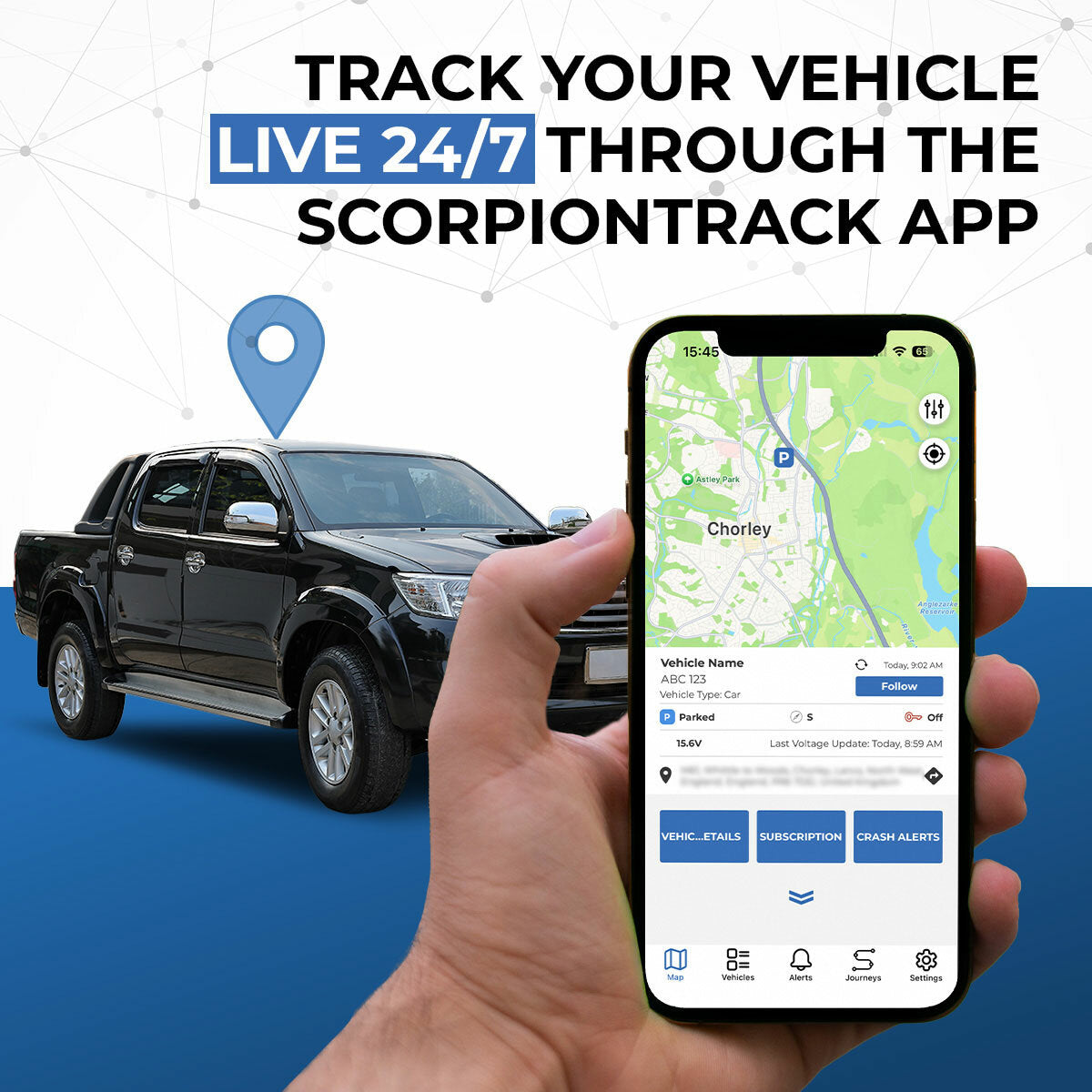 ScorpionTrack S5 vehicle tracking system - British product