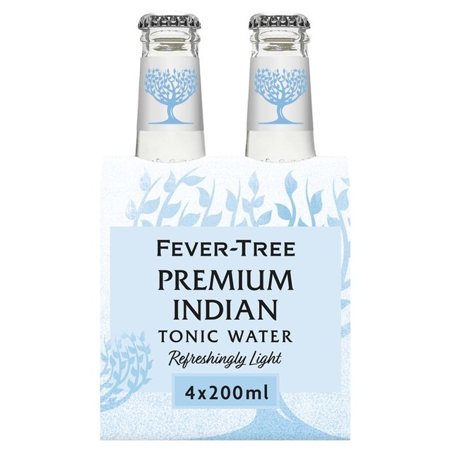 Fever-Tree Refreshingly Light Tonic Water   4 x 200ml GOODS M&S   