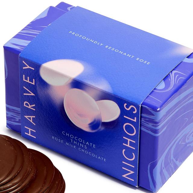 Harvey Nichols Rose and Milk Choc thins   200g GOODS M&S   