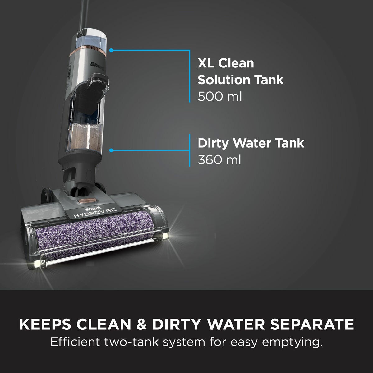 Shark HydroVac WD210UK cordless floor cleaner, UK version