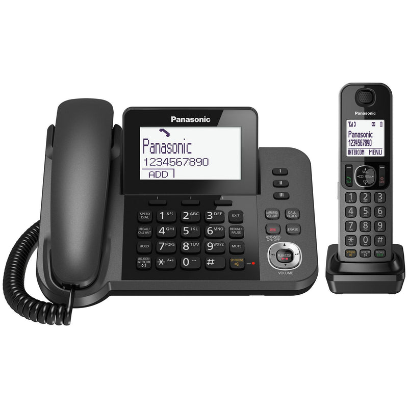 Panasonic KX-TGF320 combo telephone with answer machine - British product