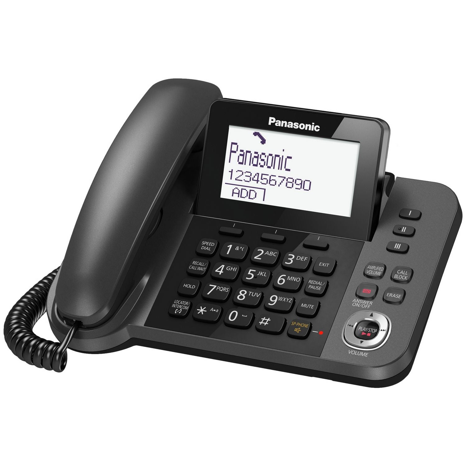 Panasonic KX-TGF320 combo telephone with answer machine - British product