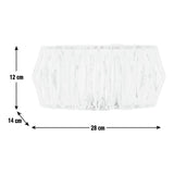 Argos Home Prism chrome wall light, clear faceted shade - British product