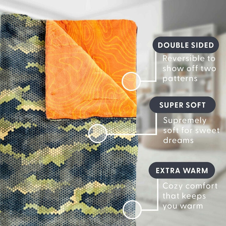 Ashford Home faux fur slumber bag blanket, UK version