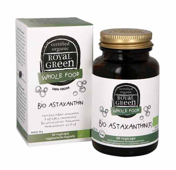 Royal Green Bio Astaxanthin capsules 60 count (British brand)