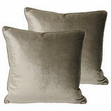 Paoletti velvet cushion 2 pack 55x55 cm, UK version