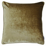 Paoletti gold velvet cushion 2 pack 55 cm, British brand