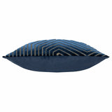 Paoletti navy velvet cushion 45x45 cm, imported from the UK