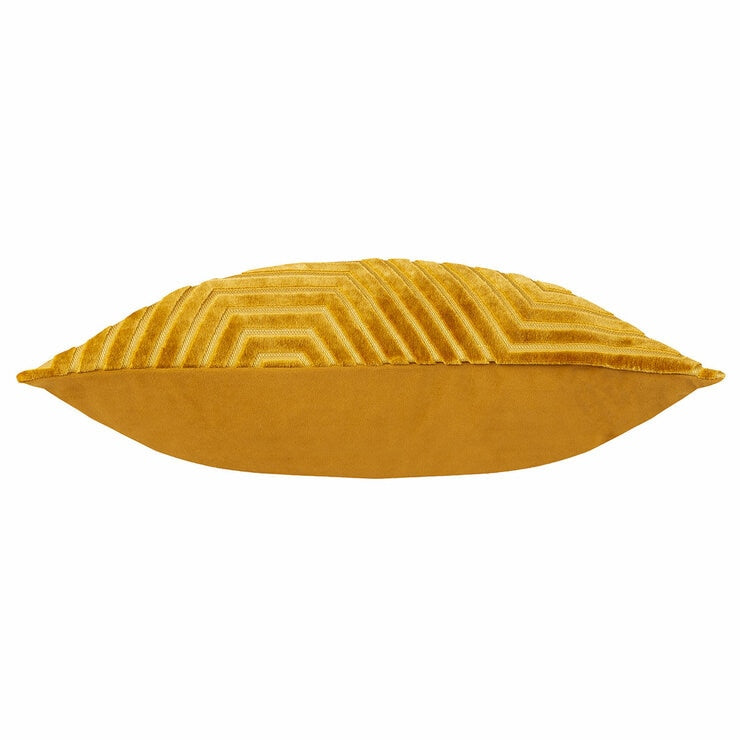 Paoletti Evoke gold velvet cushion 2 pack 45x45cm, imported from the UK