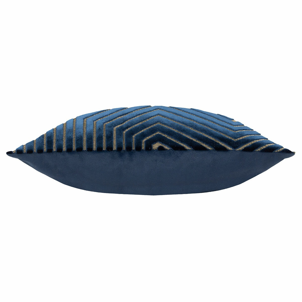 Paoletti navy velvet cushion 45x45 cm, imported from the UK