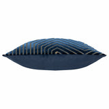 Paoletti navy velvet cushion 45x45 cm, imported from the UK