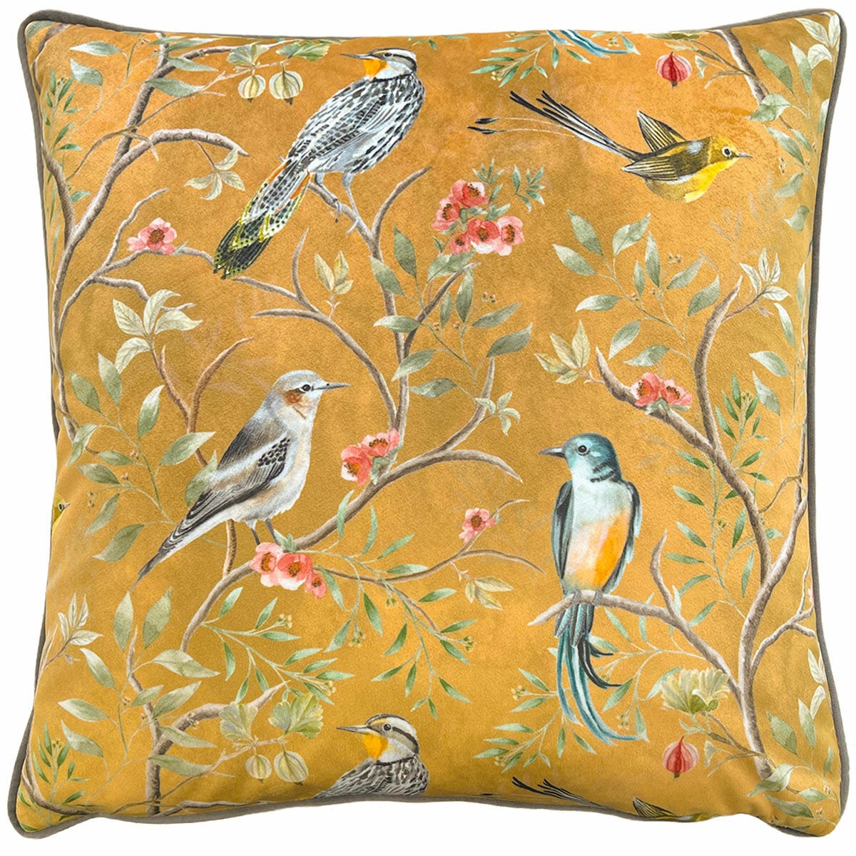 Wylder Chinoiserie Feather Fill Cushion 2 Pack 43 x 43 cm