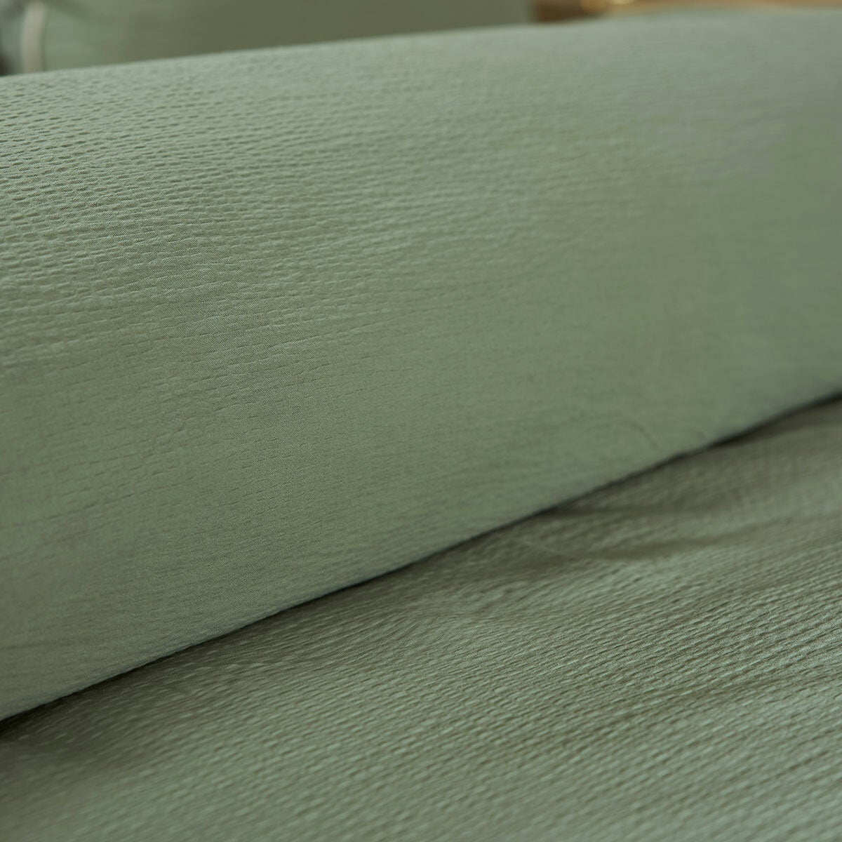Belledorm Avantika sage cotton bedding set - British product